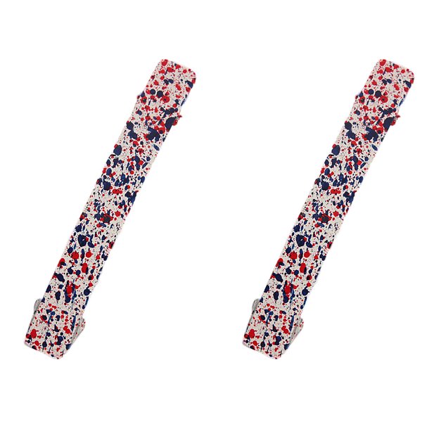 Caravan French Hand Painted Metal Automatic Tight Barrette, Sprinkles