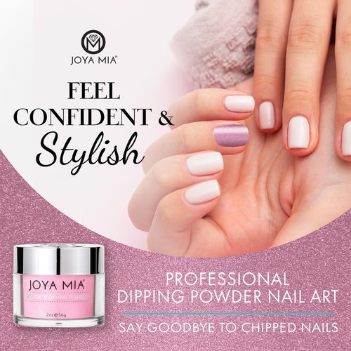 Dipping Powder, Premium Dip Powder for Professional & Home Use, Easy to Apply Nail Powder for Salon-Quality & Long-Lasting Nails, Stylish Nail Dip Powder, DP-158, 2 oz - Joya Mia