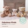 Bearington Candi Rainbow Plush Stuffed Animal Teddy Bear, 12 inches
