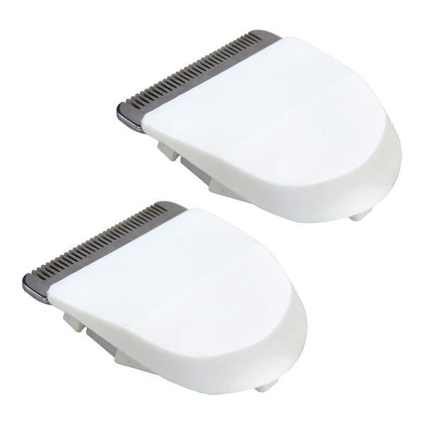 2 Pack White Replacement Snap-On Clipper Trimmer Blades for Wahl Peanut Clipper Trimmer 8685, 8655, 8663, 8685-1701 by YTXXDEUS