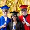 Alaiyaky 82 pcs Graduation Balloons 2024 Party Supplies Congrats Grad Mylar Balloons Graduation Balloons Class of Graduation Party Decorations