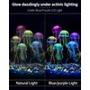 Uniclife 6 Pcs Glowing Jellyfish Ornament Decoration for Aquarium Fish Tank