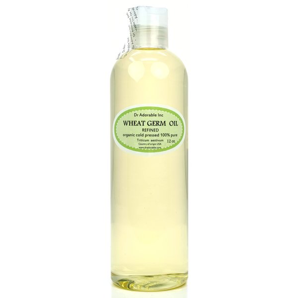 Dr Adorable - 12 oz - Wheat Germ Oil Refined - 100% Pure Natural Organic Cold Pressed
