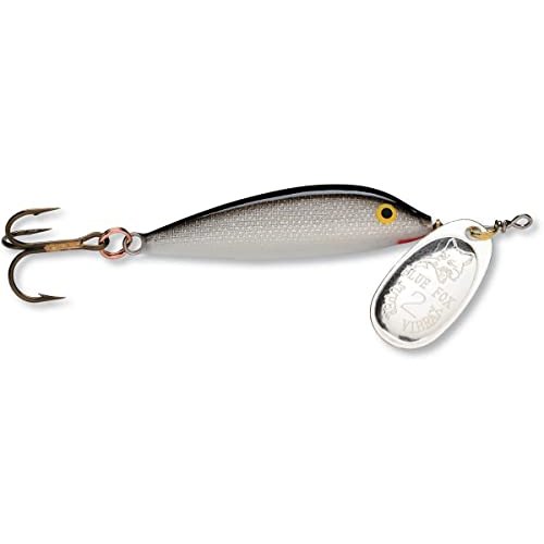 Blue Fox Rapala 68-50-623IC Minnow 1/4-Ounce Fishing Spinner, Size 2, Silver Finish