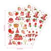 Crazy Night Strawberry Party Decorations Temporary Tattoos - 75 Styles,Berry First Birthday Décor,Berry Sweet Baby Shower Accessories,Summer Garden Tea Party Favors