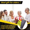 4 Pieces Reflective Elderly Driver Magnet for Car Driver Car Magnets Old People Gag Gifts Please Be Patient Yellow Elderly Car Magnet Sign Magnetic Bumper Sticker for Grandma and Grandpa