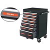 Toolbox Magnetic Labels – Burnt Orange | 0.75”H x 4.5”W Size | 22-Piece Basic Set by DCM Solutions | Tool Drawer Organizer | Bold, Easy-to-Read | Strong Hold Magnets | Made in USA | Garage & Shop Use