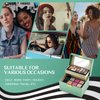 Color Nymph Beginner Makeup Kit For Teens, Girls Makeup kits With Recyclable And Key-Lockable Cabinet Included 17-Colors Eyeshadows Blushes Bronzer Highlighter Lipstick Brushes Mirror(Green)