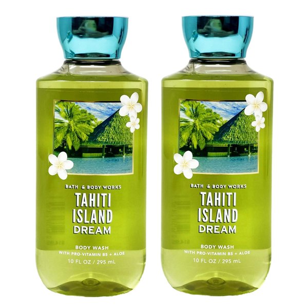 Generic Bath and Body Work TAHITI ISLAND DREAM Body Wash 2 Piece Bundle - 10 fl oz / 295 mL each