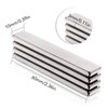 LOVIMAG Strong Neodymium Bar Magnets with Double-Sided Adhesive, Rare Earth Metal Neodymium Magnet for Fridge, Scientific, Shower Door, Office etc, 60 x 10 x 3 mm, Pack of 4
