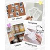 HiHTV Sticker Printer - Mini Sticker Maker Machine with 3 Roll Tapes, Bluetooth Portable Inkless Printpods Pocket Printer for Kids Study Notes, Anatomical Diagrams, Photos, Kids Gift