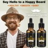 FULLLIGHT TECH 2 Pack Beard Oil for Men Growth 100% Natural Argan Oil,Jojoba Oil Leave in Conditioner Softener for Mustache Grooming Moisturizing