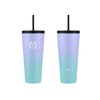 IRON °FLASK Classic Tumbler 2.0-2 Lids (Straw/Flip), Vacuum Insulated Stainless Steel Water Bottle, Double Walled, Drinking cup, Thermo Travel Mug - Cotton Candy, 32 Oz