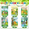 36 Pcs Safari Animals Mini Activity Books for Kids DIY Game Books Set with Lion Tiger Giraffe Patterns Mini Coloring Books Party Favors Fun Classroom Gifts Goody Bag Filler Teachers Daycare Prize