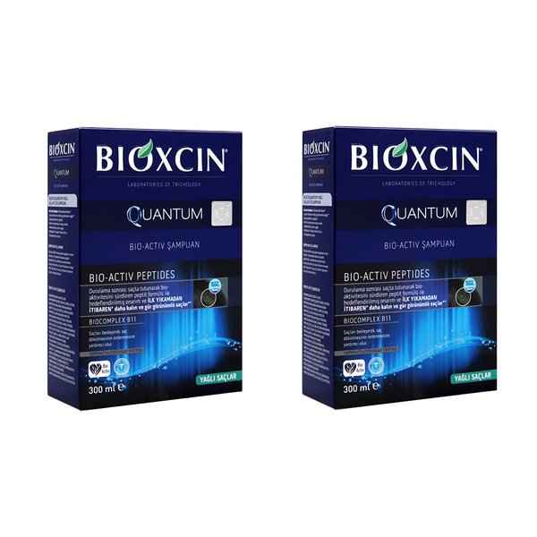 Bioxsine 2x 300ml BIOTA Quantum Herbal Shampoo For Intensive Hair Loss Oily Hair