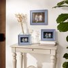 DII Distressed Wooden Picture Frame Collection Rustic Farmhouse Inspired, 4x6, Stonewash Blue