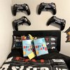 5 Pieces Video Game Party Balloons, Giant Video Game Controller Mylar Foil Balloons Game on Balloons for Kids Boys Fortnite Gaming Theme Birthday Party Video Game Baby Shower Decorations Supplies