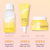 Saturday Skin 3-Piece Skin Care Set Yuzu Vitamin C Sleep Mask Yuzu Vitamin C Bright Toner and Eye Cream Overnight Facial Masks Korean Beauty Best Vitamin C Skincare Set