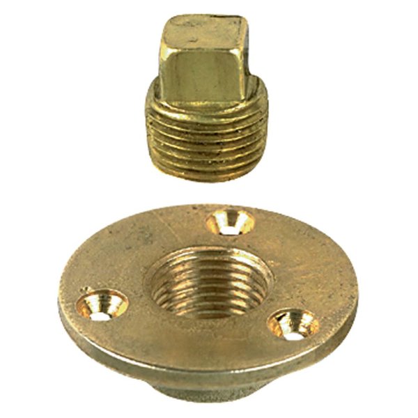 Perko 0714DP1PLB Garboard Drain Plug, brass