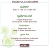 Naturally 30 Soothing Cucumber Infused Sheet Mask, 5 Sheet Masks Included