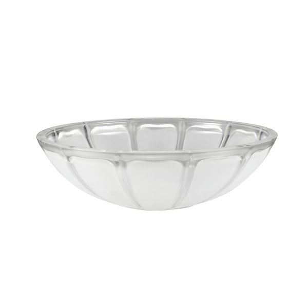 Aspen Creative 23507-01 Clear & Sandblasted/2 Tone Replacement Glass Shade for Medium Base Socket Torchiere Lamp, Swag Lamp,Pendant,1 Light Wall Sconce & Island Fixture.9-7/8" Diameter x 3-1/4" High.