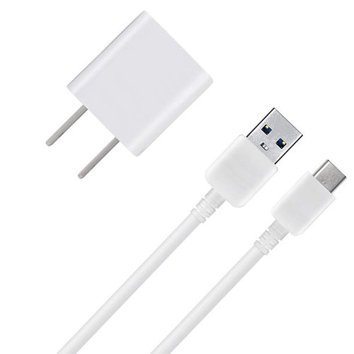 Genuine Charging 1A Wall Kit Upgrade Compatible with Motorola Moto X Style 32GB as a Replacement Plus Detachable Hi-Power USB-C 2.0 Data Sync Cable! (White 110-240v)