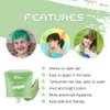 Temprary Hair Dye, Comblor Green Hair Dye for Dark Hair, Hair Chalks for Girls Wash Out Hair Colour Kids, Gifts for Birthday, Christmas, Halloween, Crazy Hair Day, Children's Day