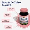 Vitalitown Inositol Supplement for Women, Myo-Inositol & D-Chiro Inositol, Ideal 40:1 Ratio, Hormone Balance & Healthy Ovarian Support for Women, Vitamin B8, Vegan, 60 Capsules, No Gluten