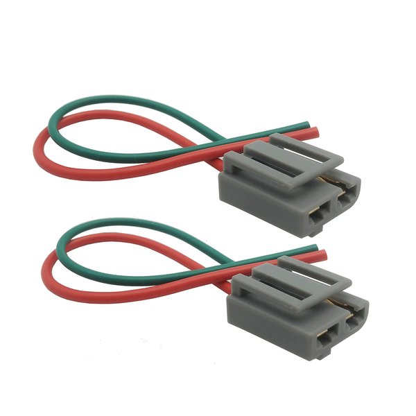 2 Pcs 170072 HEI Distributor Pigtail 6.7” Wire Harness 12 Volts Battery and Tachometer Connector Plug Compatible with RV Chevy GM HEI 170072