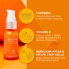 Andalou Naturals Turmeric + C Enlighten Serum, Skin Brightening with Vitamin C & Turmeric, Anti-Aging Care, Diminish Sun Damage, Lighten Skin, 1.1 Fl Oz.