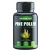 QIN SHAN TANG Pine Pollen Supplement wtih Ginger Root and Vitamin C, 99% Cracked Cell Wall,120 Veggie Capsules