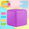 Stress Cube Fidget Ice Cube Stress Balls, 4Pcs Stress Balls for Kids, Fidget Toys Adults Stress Relief Squeeze Ball, Square Shape Hand Exercise Ball, Sensory Toys for Autistic (Slow Rising Cube)