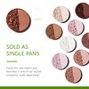Honeybee Gardens Pressed Powder Eye Shadow Single Refill, Resilient, Matte Dark Plum Mauve, Long-Wearing, Creaseproof Mineral Color With Botanicals, 1.2g