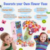 YOFUN Flower Craft Kit for Kids - Make Your Own Flower Bouquet with Buttons and Felt Flowers, Vase Art Toy & Craft Project for Children, DIY Activity Gift for Boys & Girls Age 4 5 6 7 8 9 Year Old