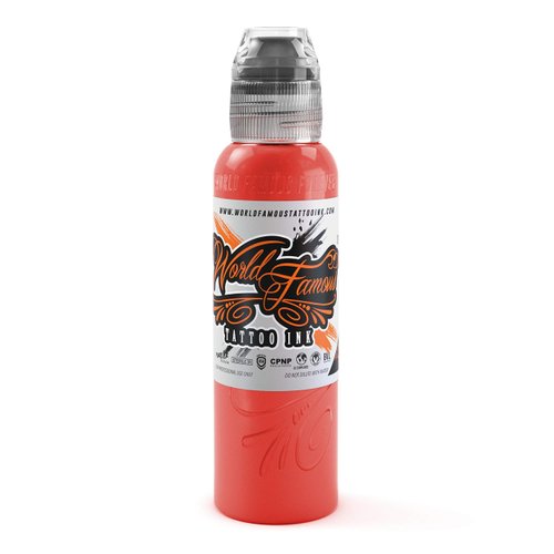 World Famous Red Tattoo Ink , Vegan and Professional Ink, Made in USA, Poison Dart Red, .5 oz
