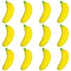 iMagitek 12 Pack Banana Stress Relief Toys Banana Stress Balls PU Toys for Kids Party Favors Supplies, Stress Relief Party Favors