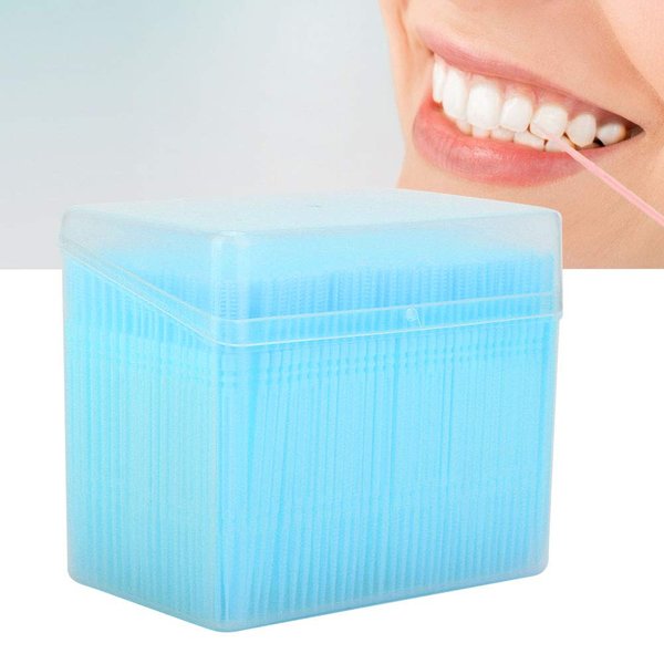 Double-Head Toothpick, 1100pcs Teeth Cleaning Toothpicks Personal Tooth Care Tool Portable (#2)