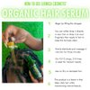 LEONICA COSMETICS NEW Organic Hair Serum. No Soy, Rich in Organic Black Cumin, Organic 100x Aloe Vera Extract and Broccoli Seed Oil. Achieve Stronger, Longer Hair in 3 Months. 1fl oz