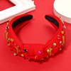 BSJELL Mexican Headband for Women Cinco De Mayo Accessories Fiesta Sombrero Chili Knotted Headband Fiesta Party Decorations