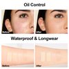 FV Waterproof Liquid Foundation with Matte Finish, Lightweight, Oil-Free, Natural Look Makeup for Combination & Oily Skin, Light to Medium Coverage, Toffee, 1 fl. oz.
