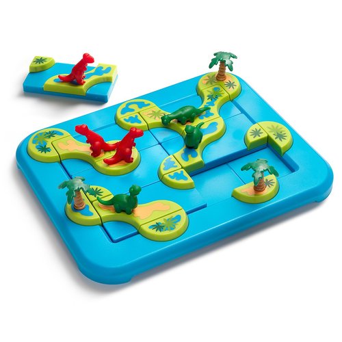 SmartGames Dinosaurs: Mystic Islands Board Game, a Fun, STEM Focused Prehistoric Brain Game and Puzzle Game for Ages 6 and Up