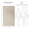Green Petition Calm Clay Towel 40”x70” Beach Towel with Carrying Bag, 100% Recycled, Quick Dry, Compact, Undyed, Ecofriendly, Organic Towel, Bath Towel, Multipurpose Use for Sports, Travel, Fitness.