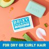 BRIXY Hydrating Shampoo Bar For Dry Or Curly Hair | Aloe, Shea Butter, & Avocado Oil | Ceramide & Niacinamide Support The Moisture Barrier | pH Balanced, Color Safe, Vegan, Plastic Free