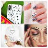 9 Sheets Face Gemstone Stickers, Self Adhesive Rhinestones Face Diamonds Jewels Gems Stick on Rhinestone Embellishment Stickers for Makeup Party Festival