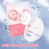 calelon Collagen Face Mask, Bio-Collagen Real Deep Mask, Deep Collagen Overnight Mask, with Low Molecular Weight Collagen, Shrink Pores and Improve Elasticity, 34g x4ea
