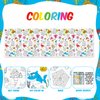 Yungyan 1 Pieces Ocean Animals Coloring Tablecloth for Classroom Giant Summer Coloring Poster Sea Tablecloth Mermaid Shark Activity Table Cover for Sea Themed Birthday School Parties 54 x 104 Inch
