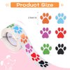 Skylety 58 Pcs Dog Paw Print Party Favors Set, Paw Print Stamps Rubber Silicone Bracelets Sticker Keychain, Puppy Birthday Party Favors Patrol Supplies, Gift Bag Stuffer (Multi Colors)