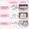 Yokilly Toe Nail Soaking Bowl, 2 PCS Toenails Soak Off Bowl, Shoe Design Foot Bath Soak Tub Bowl, Acetone Proof Pedicure Foot Spa Nail Soaker Bowl for Soak Off Dip Powder Gel Polish Remover (White)