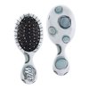 Wet Brush Mini Detangler Hair Brush, Teal Dots (Watercolor Motif) - Travel Hair Brush - Ultra-Soft IntelliFlex Bristles Glide Through Tangles with Ease - Protects Against Split Ends and Pain-Free