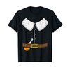 Pilgrim Costume Halloween Funny Thanksgiving Boys Kids Men T-Shirt